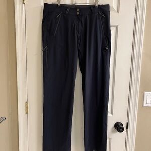 Women’s Mammut  Straight Leg Hiking Trekking Pants Black Size 14